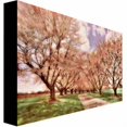thumbnail image 2 of Trademark Fine Art "Down the Cherry Lined Lane" Canvas Art by Lois Bryan, 2 of 2