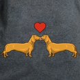 thumbnail image 3 of CafePress - Loveable Dachshunds Women's Classic T Shirt - Women's Traditional Fit Dark T-Shirt, 3 of 4