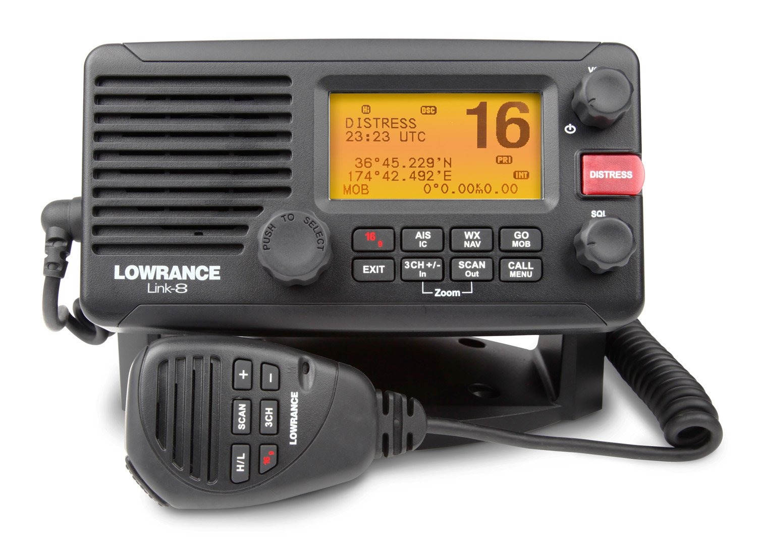 Lowrance FixedMount, DualChannel AIS Marine Radio with NMEA 2000