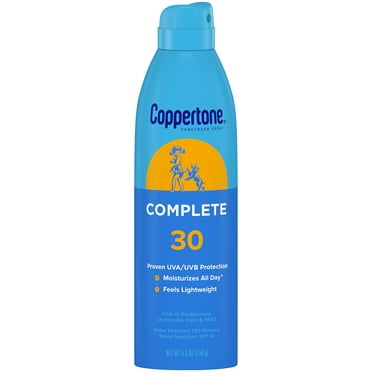 Complete Sunscreen Spray  SPF 30 Spray Sunscreen  5.5 Oz (Pack of 8)