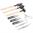 thumbnail image 4 of 10 PCS Gardening Tools Set Bonsai Miniature Shovel Scissor Tweezers PH Soil Meter Transplanting Succulent Planting Kit, 4 of 6