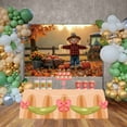 thumbnail image 3 of Childr Autumn Outdoor Photography Background Gard Park Pumpkin Scarecrow Haystack Backdrop Thanksgiving Studio Tools, 3 of 8