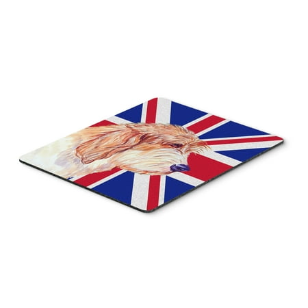 Petit Basset Griffon Vendeen PBGV with English Union Jack British Flag Mouse Pad Hot Pad or Trivet price history on PriceWatchPro