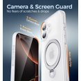 thumbnail image 4 of Funda MAGIC JOHN para iPhone 16 Plus 6.7" con Soporte Magnético Mate Blanca, 4 of 7