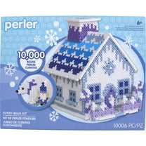 Perler Fused Bead Kit-3D Ice Palace Gingerbread