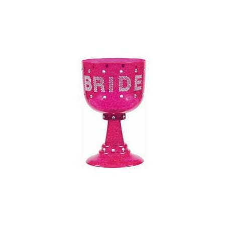 Amscan Bachelorette Bride Goblet, Hot Pink