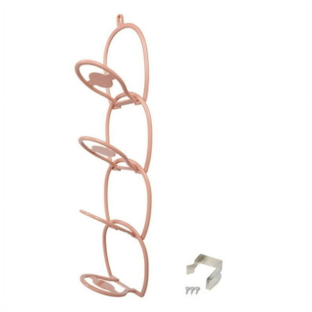 

Wall mounted Hooks Stick On Wall Foldable Clothes Hat Scarf Towel Hanger Holder(Pink) Daboolka