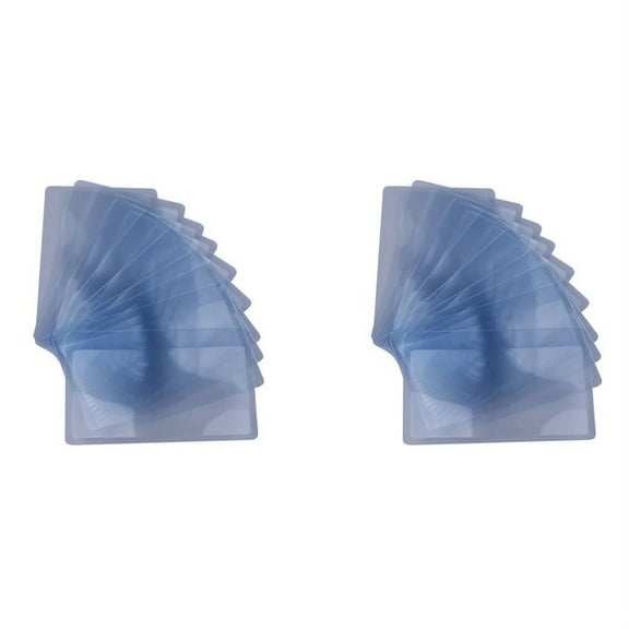 20X Pocket Magnifier / Magnifying Glass / Reading Assistance Credit Card 3 Zoom Transparent