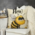 thumbnail image 2 of Kind Cute Spring Throw Pillow CoverSeasonal Spring Summer Home Living Room Decor Pillow Cover,Farmhouse Honey Cushion Cover, Lover Gifts,Girls Women Gifts, 2 of 5