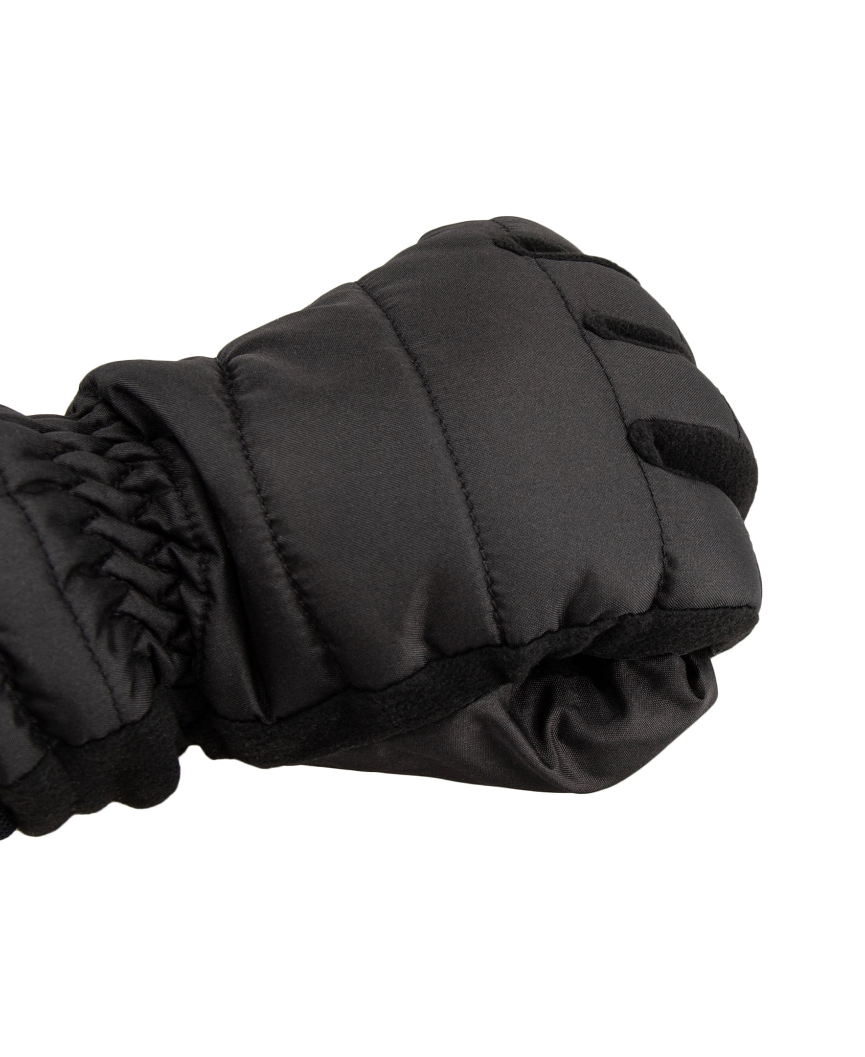 Isotoner Women's Fleece Insulated Gloves, Black, S/M