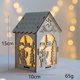 thumbnail image 3 of Adornos para árbol de Navidad con luz LED para festivales, casas de madera, decoración del hogar, regalo de madera, decoración de ventanas (incluye batería) 3 LR1130, 3 of 5