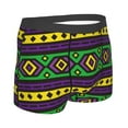 thumbnail image 3 of Kll Carnival Mardi Gras Men'S Cotton Boxer Briefs Underwear-X-Large, 3 of 9