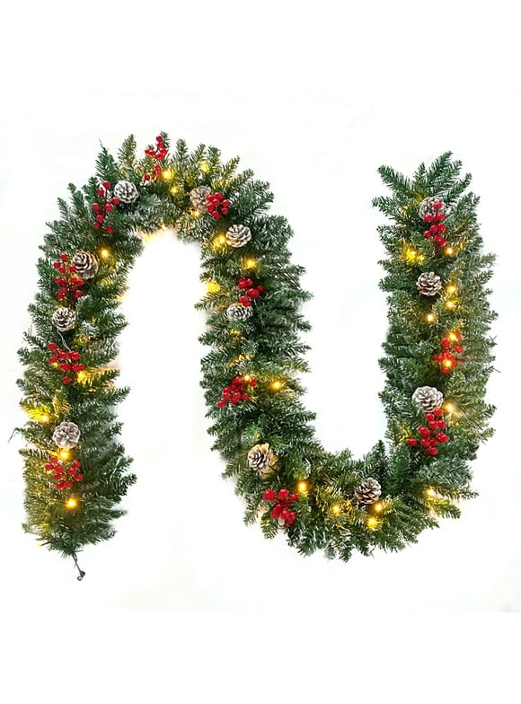Christmas Garlands Walmart 