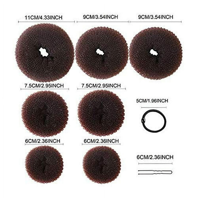 Donut hair bun maker 7 pieces sale