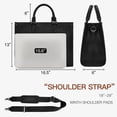 thumbnail image 5 of Wrangler Women Western Bag Laptop Shoulder Handbags for Work Travel Casual, Black, 5 of 7