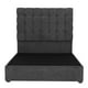 thumbnail image 1 of Recámara Queen Size Trinity Slip Gris Oxford con Cabecera + Box Base Cama, 1 of 8