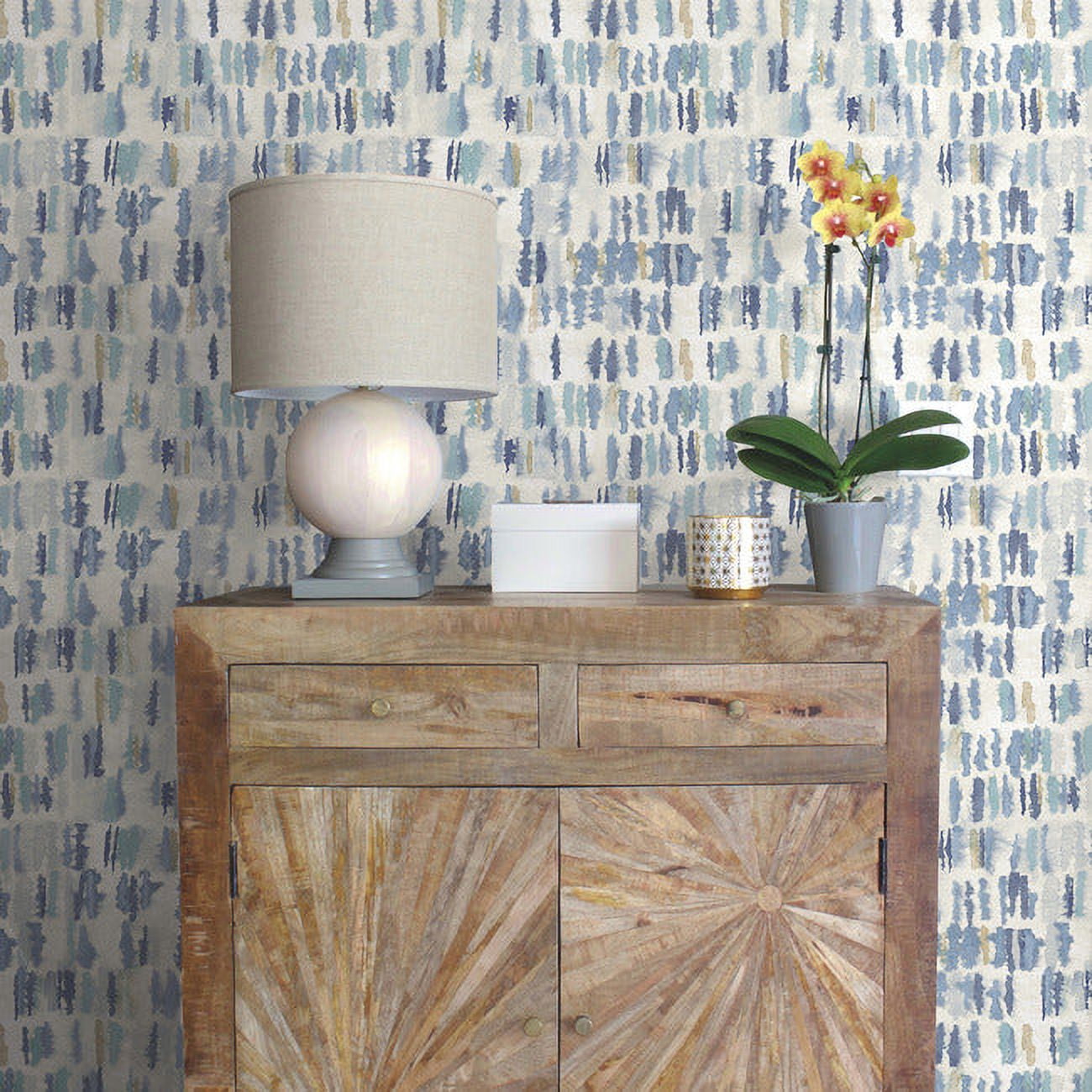 Tamara Day Watercolor Fountain Wallpaper