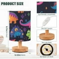 thumbnail image 3 of Dinosaurs Bedside Table Lamp LED Warm Lights with USB Charging Port Retro Cylinder Desk Lamps for Bedroom Living Room Office Coffee Bar Decoration, 3 of 7