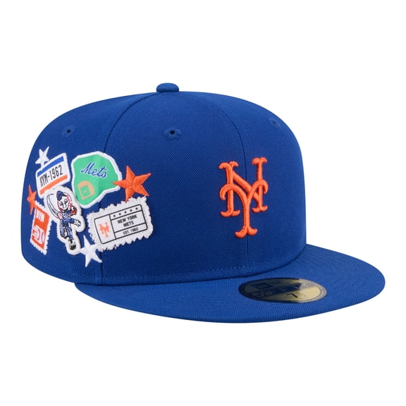 Men's New Era Royal New York Mets City Patch 59FIFTY Fitted Hat