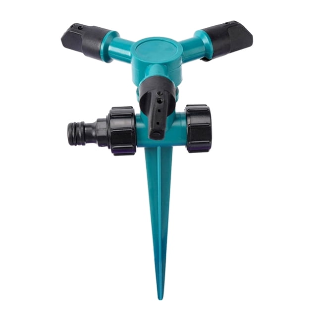Aspersores de Agua Automáticos para Jardín Sunnimix Cabezal de Aspersor de Manguera Ajustable de Tres Brazos