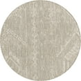 thumbnail image 2 of Rugs.com Outdoor Bohemian Collection Rug – 4 Ft Round Gray Flatweave Rug Perfect For Kitchens, Dining Rooms, 2 of 9