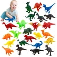 thumbnail image 2 of Mini dinosaurio de 24 piezas para niños, figuras de animales de simulación, calendario de adviento de Navidad, juego de dinosaurios, regalo de Navidad, 2 of 4