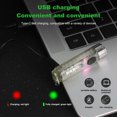 thumbnail image 4 of S11 Mini linterna LED Pequeña y potente linterna con llavero Linterna recargable por USB portátil para emergencias al aire libre Mochilero Camping, 4 of 10