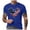 Blue, variant on Usa 250th Anniversary T Shirt Mens American Flag Shirts for Men USA Air Force T-Shirt Patriotic 4th of July Tee Memorial Day Gift Tops(White,XL)
