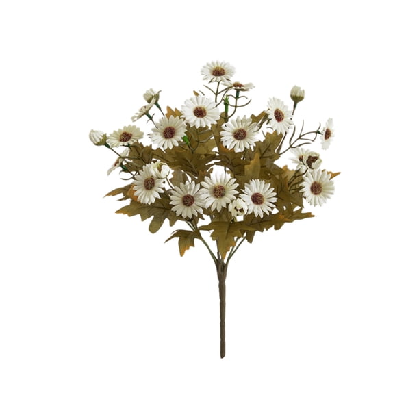 Simulación de manzanilla para jardín, decoración del hogar, flores falsas, flores de simulación, accesorios de fotografía de boda al por mayor