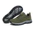 thumbnail image 4 of Zapatos Escalada Zapatillas Senderismo Antideslizante Cordones para Otoño Invierno( 44) Verde Ejército Verde, 4 of 9