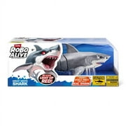 Robo Alive Great White Shark Series 1 Electronic Robot Light Up Bath Toy, Water Activated by ZURU