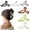 Light, variant on 6PCS Hawaiian Plumeria Flower Hair Clips - Large Non-Slip Matte Claw Clips for Women, Strong Hold Beach Hair Accessories