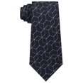 thumbnail image 1 of Calvin Klein Men’s Constellation Slim Silk Tie (Black), 1 of 3