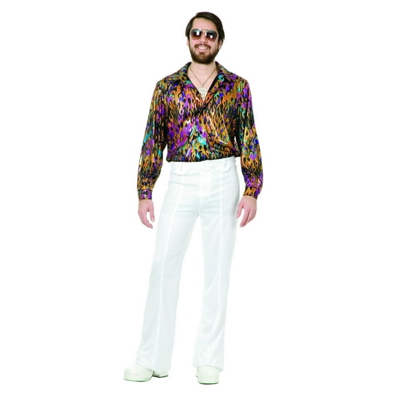 Multi Flame Disco Shirt