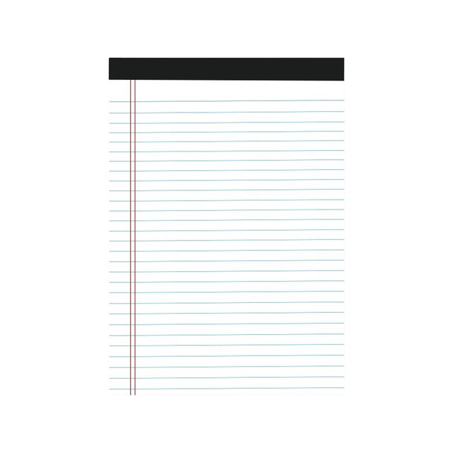 WRKEKC Liquidation Cahier A4 Détachable Ensemble de 4 - Bloc-Notes de 100 Pages Ligné à l'Horizontale avec Reliure Rabattable, Papier Épais Mémo Planificateurs (29.6x12.7cm)