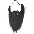 thumbnail image 4 of Barba Falsa ANGGREK Disfraz Navideño Bigotes Faciales Falsos para Halloween Navidad, 4 of 8