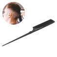 thumbnail image 1 of Professional Grade Heat Resistant Hairdressing Styling Comb Tail Comb for All Hair Types Black, 1 of 7