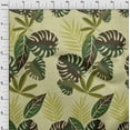 thumbnail image 4 of oneOone Polyester Spandex Lime Green Fabric Tropical Leaf Dress Material Fabric Print Fabric By The Yard 56 Inch Wide, 4 of 4