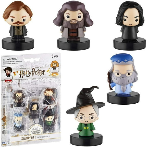 Harry Potter Stampers 5pk Rubeus Remus Severus Albus Minerva PMI International