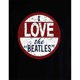 thumbnail image 3 of The Beatles - Camiseta I Love The Beatles Estampado en Espalda para Adultos Unisex (Negro), 3 of 3