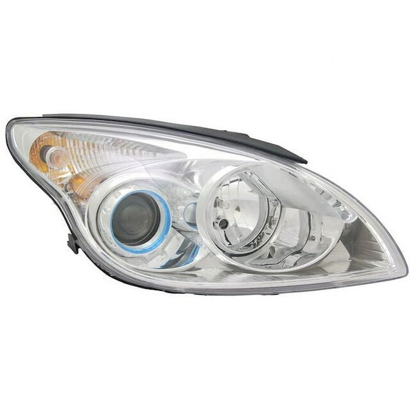 Right Headlight Assembly - Compatible with 2010 - 2012 Hyundai Elantra Hatchback 2011
