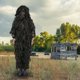 thumbnail image 5 of Ropa de disfraz para niños, traje Ghillie para niños, chaqueta militar, pantalones, conjunto de sombrero para caza, observación de aves, altura de la jungla inferior a 1,55 m, 5 of 8