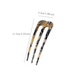 thumbnail image 2 of French Hair Pin for Women French Twist Hair Pin Acetate Large U Shaped Hair Forks 3 Prong Clips for Thick Hair Bun Updo Hair Sticks Elegant Hair Accessories for Daily Wedding Party Styling, 2 of 5