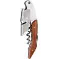 thumbnail image 1 of Sommelier Waiter Corkscrew Spring Loaded Double Lever Wine Opener Waiter’s Bartender Accessory, Stainless Steel and Wood, Set of 1 Wood Sommelier Set of 1 Wood Sommelier Set of 1, 1 of 5