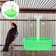 thumbnail image 3 of Jaula multifunción para pájaros con comedero y baño para pájaros, con agujero cubierto para pájaros pequeños, canarios, periquitos y loros., 3 of 5