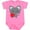 Raspberry, variant on Inktastic Heart Cat Boys or Girls Baby Bodysuit