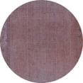 thumbnail image 1 of Ahgly Company Indoor Round Oriental Light Blue Industrial Area Rugs, 7' Round, 1 of 4