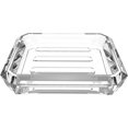 thumbnail image 4 of Jabonera rectangular de vidrio para baño Transparente 12.3 * 9 * 2.5 cm TUNC Sencillez, 4 of 5