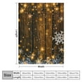 thumbnail image 4 of Orinice Snowflake Warm Lightweight Blanket Soft Fleece Blankets for All Seasons - Decorative Throw Blanket for Living Rooms, Sofa, and Bed - Multiple Sizes Available 40x50in, 4 of 6