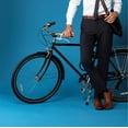 thumbnail image 3 of Zomelo Mens Plaid Stretch Slim fit - Dress Pant 40, 3 of 7